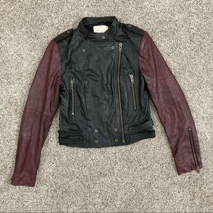 Walter Baker Vikki Leather Moto Jacket